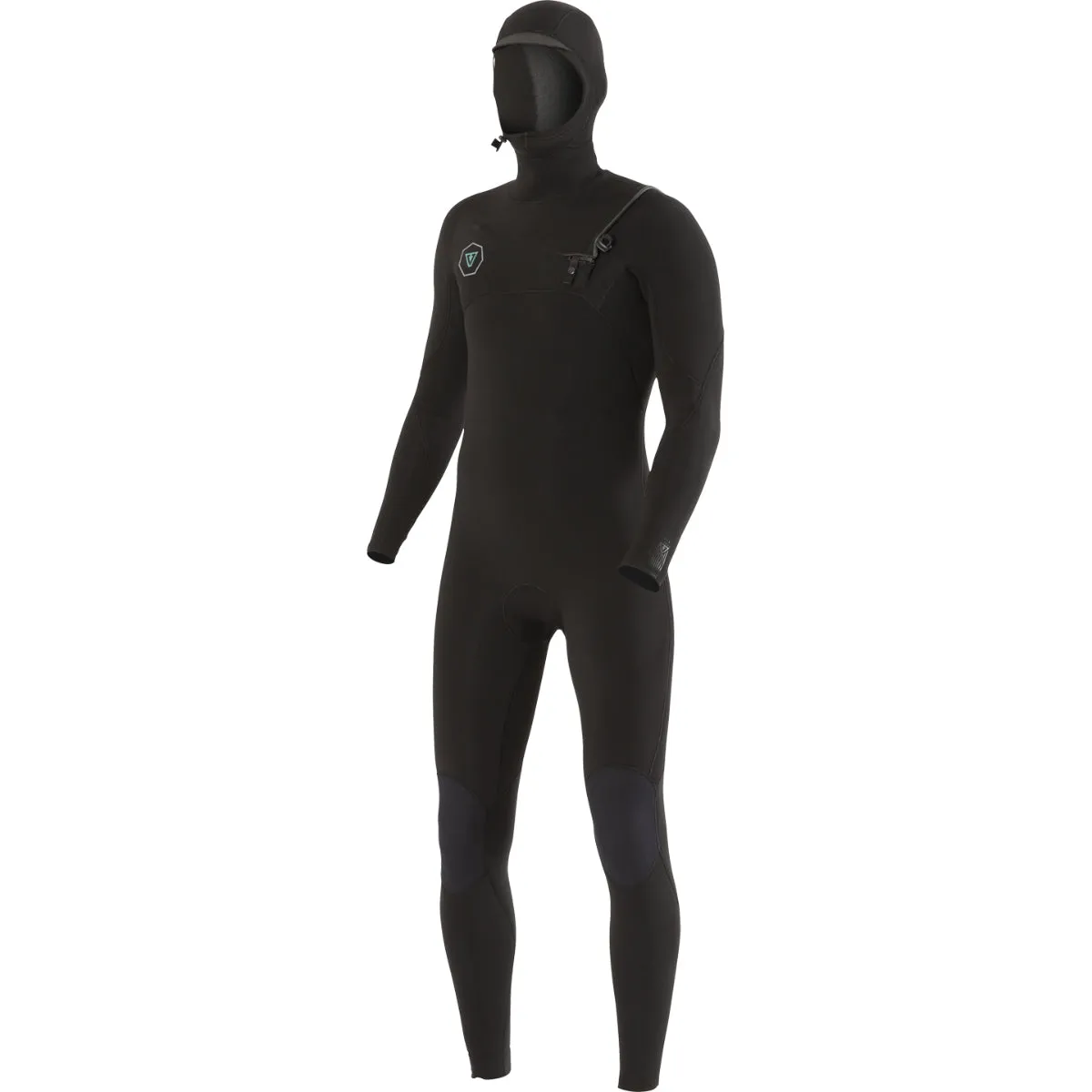 4/3 Mens Vissla 7 Seas Hooded Chest Zip Full Suit