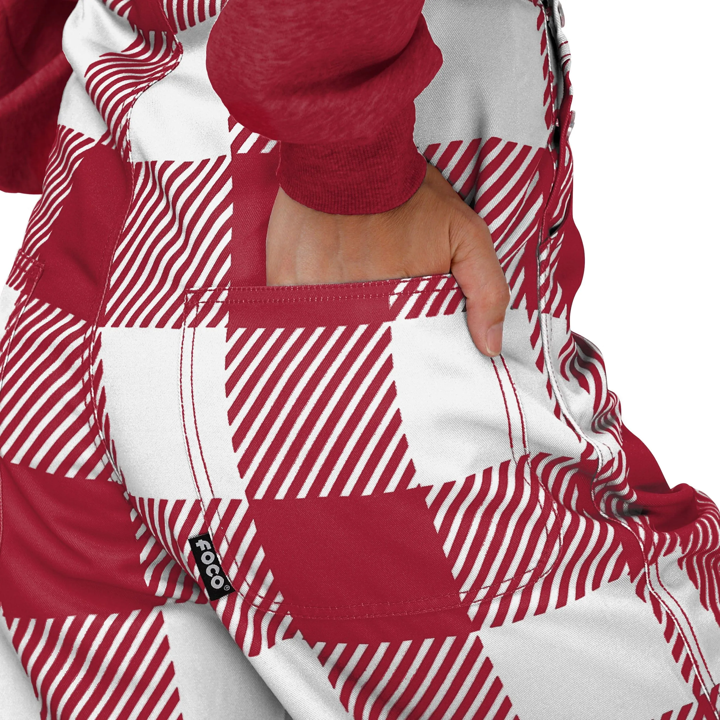 Alabama Crimson Tide NCAA Womens Plaid Bib Overalls