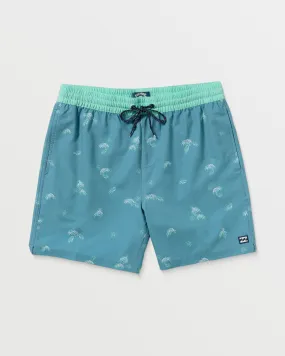 Billabong Sundays Layback 17" Trunks - BLUE