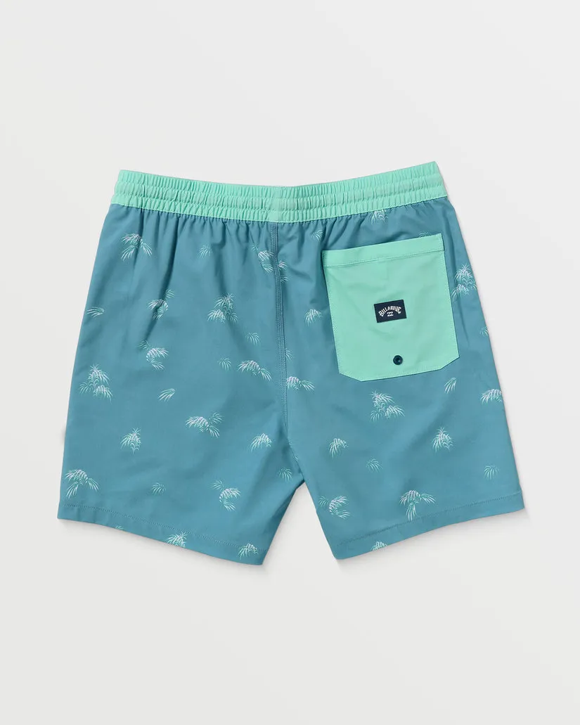 Billabong Sundays Layback 17" Trunks - BLUE