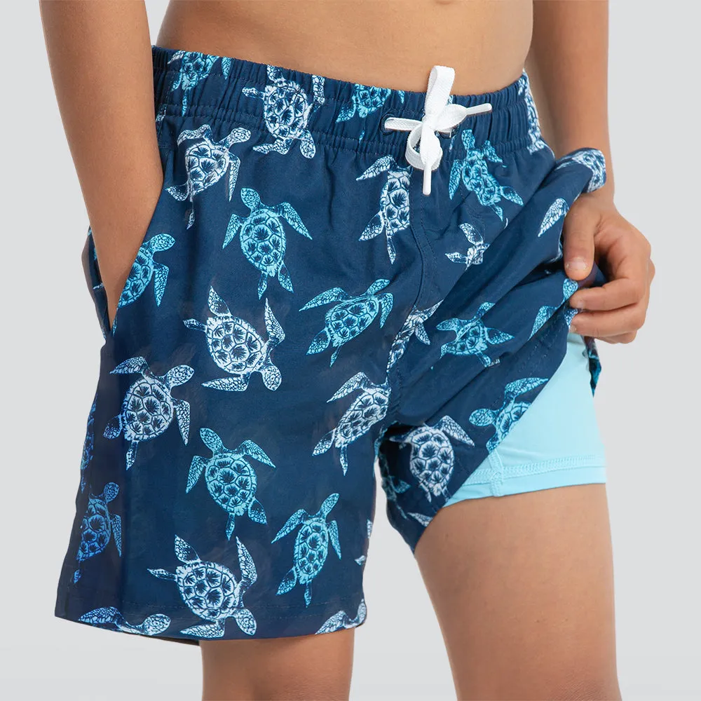 Boys Volley w/Boxer Brief Swim Trunks