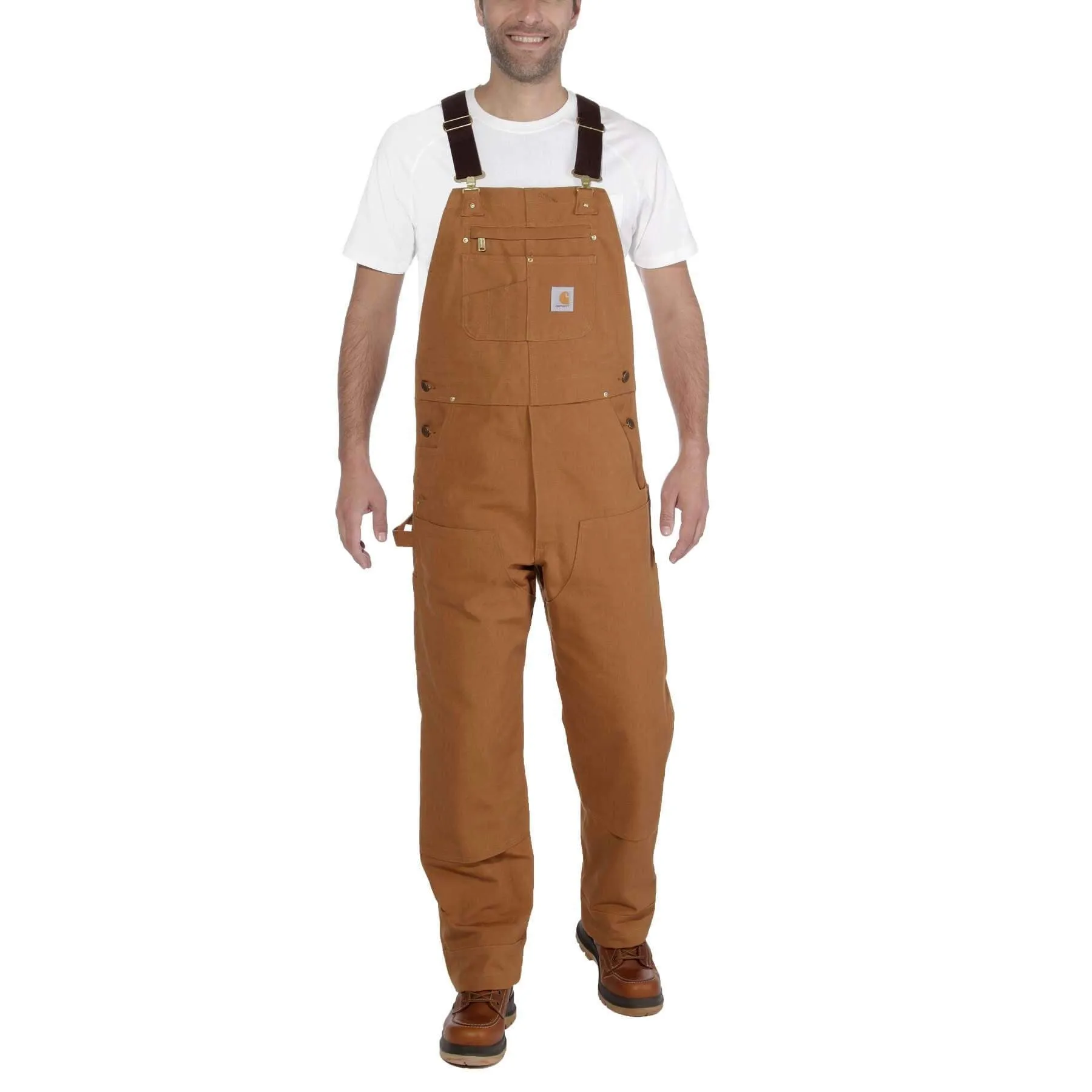 Carhartt Relaxed Fit Heavy Duty Duck Cotton Bib Overalls 102776