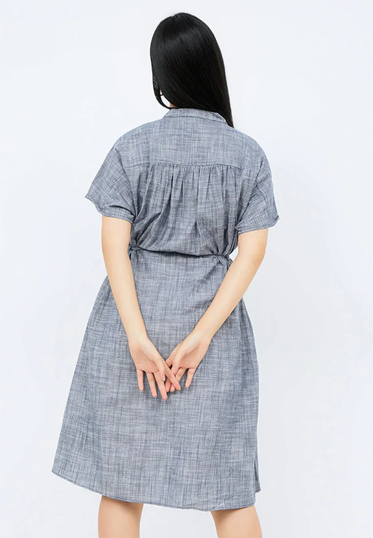 Chambray Midi Dress