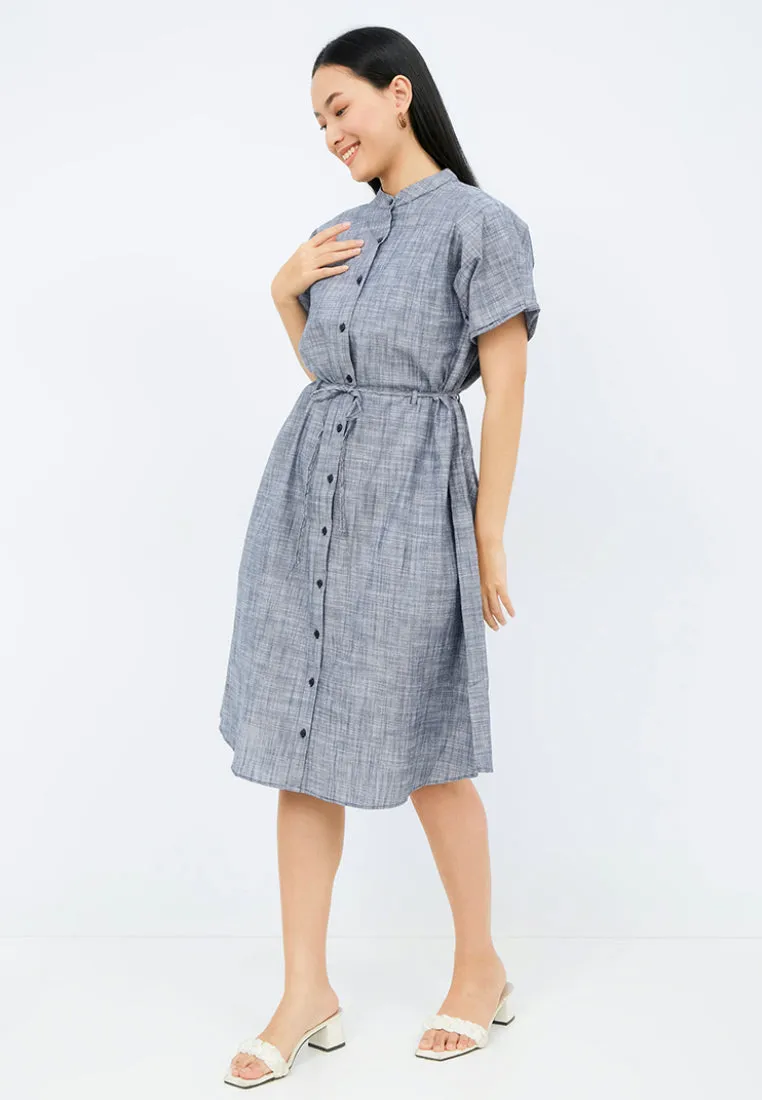Chambray Midi Dress
