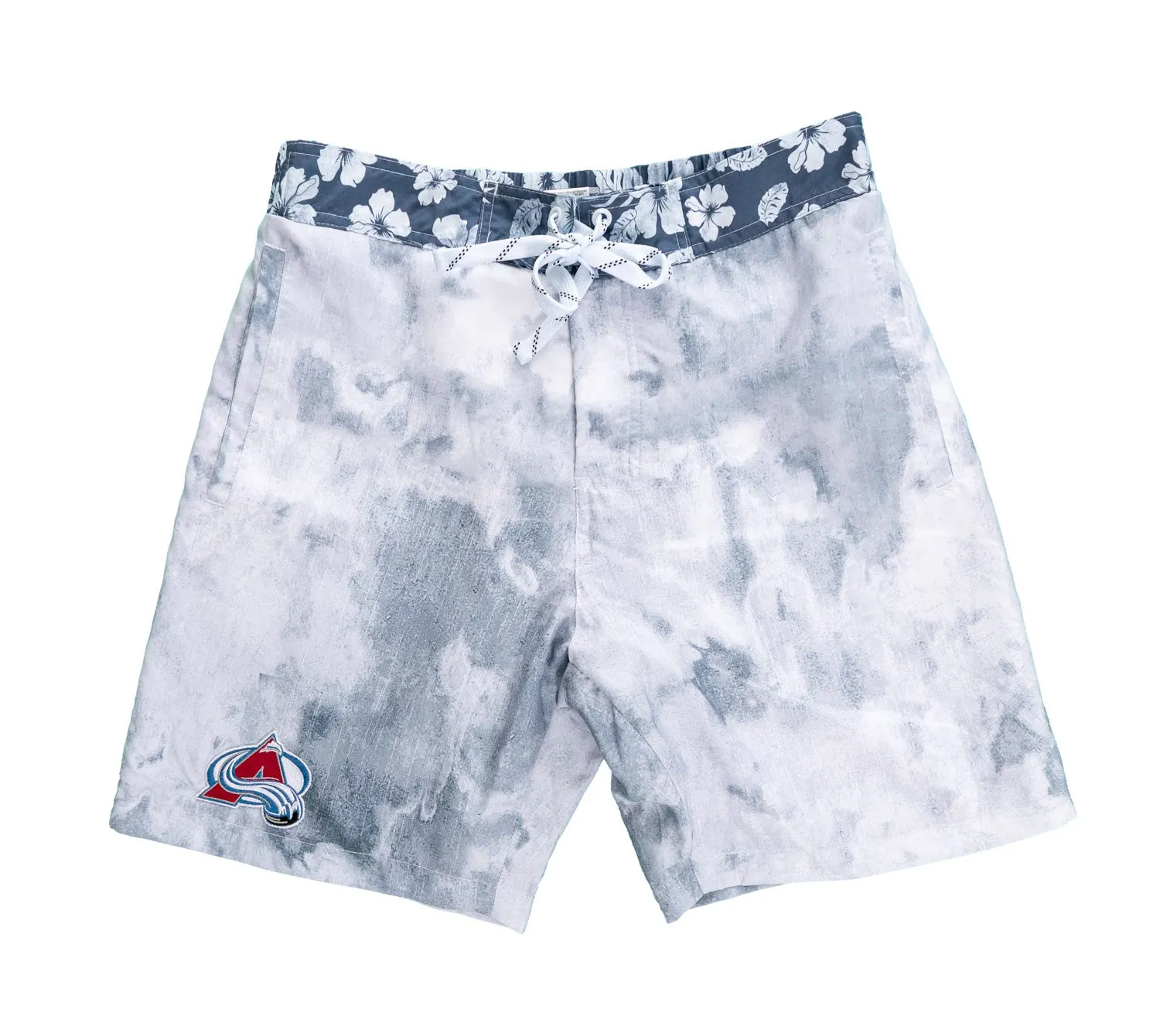 Colorado Avalanche Grey Watercolour Boardshorts for Men