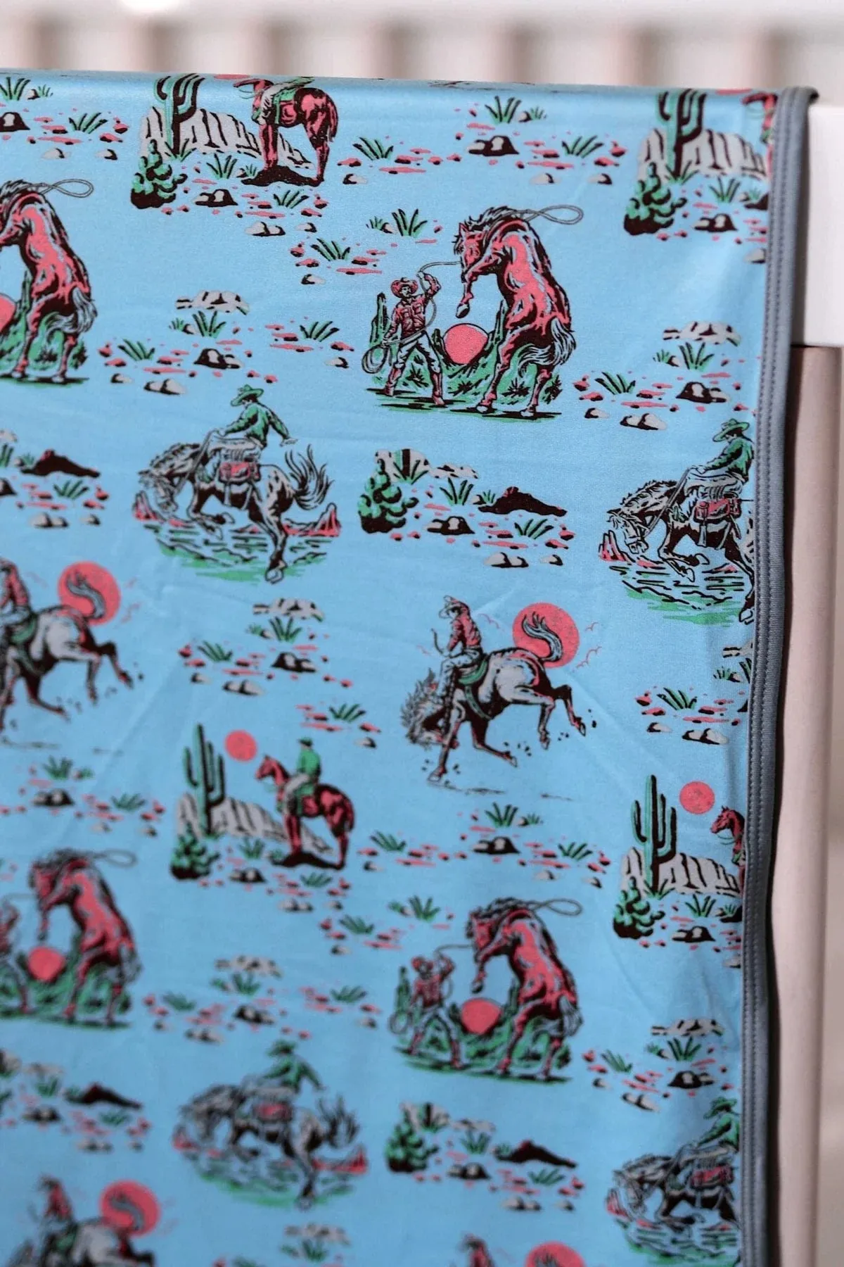 Cowboy Up Swaddle Blanket