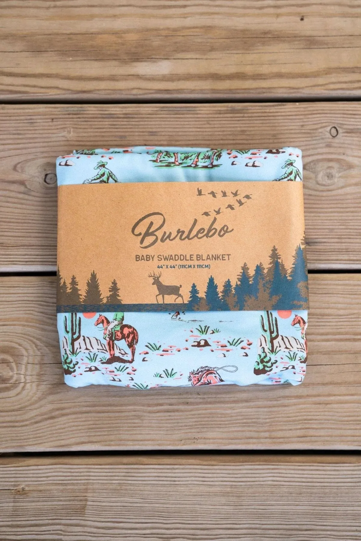 Cowboy Up Swaddle Blanket