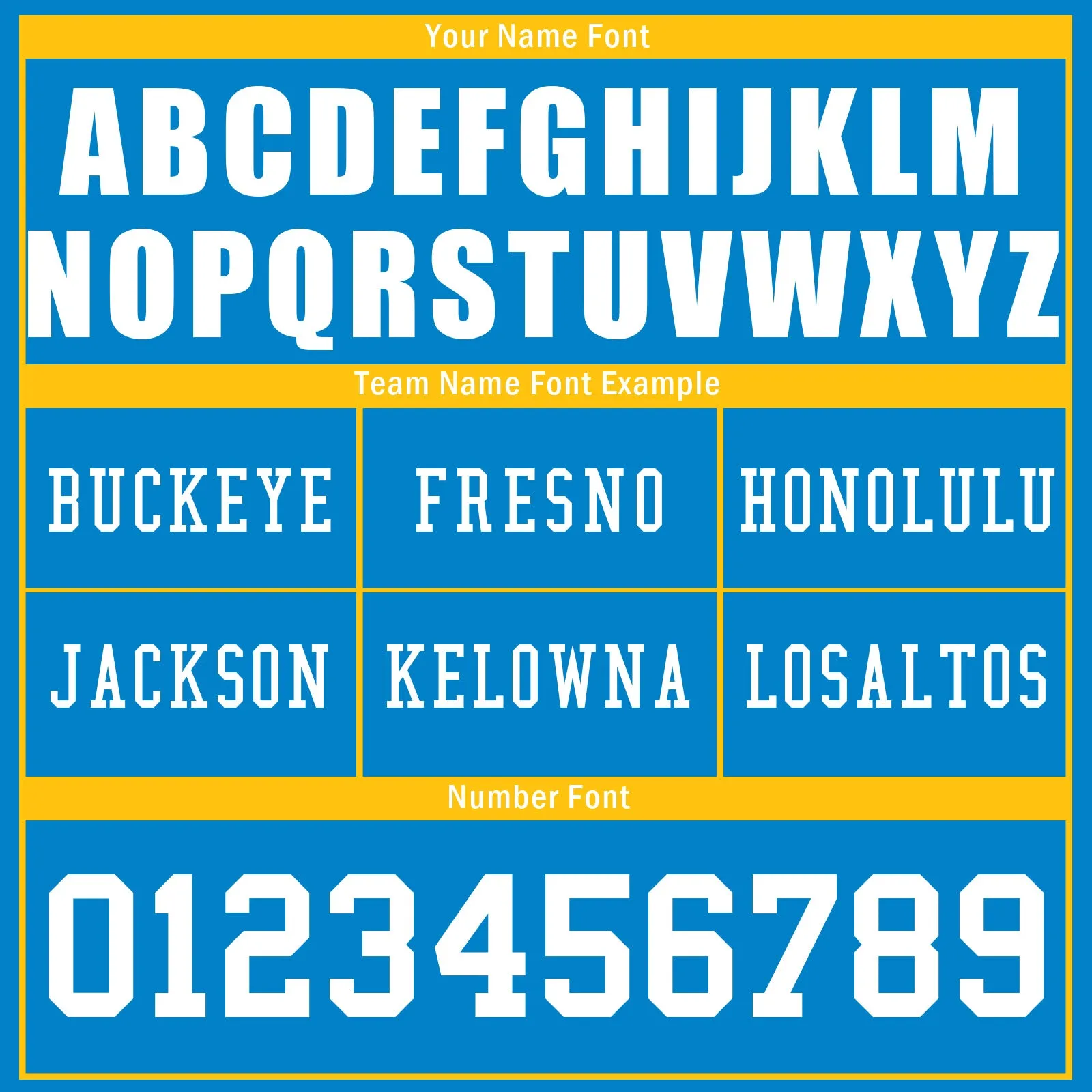 Custom Blue Los Angeles Personalized Authentic Football Jersey FBJ02-D020263-22