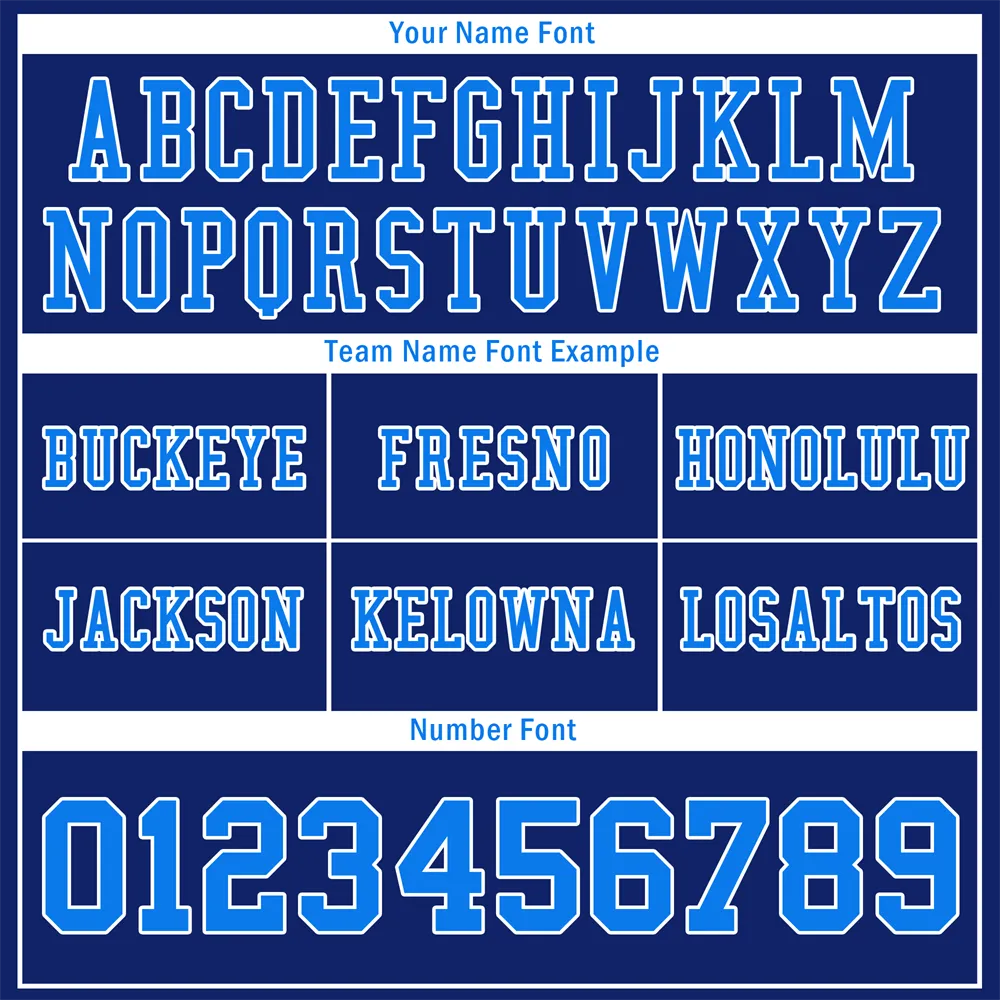 Custom Blue Sleeve Stripes Blue Personalized Authentic Football Jersey FBJ02-bc0f0fc