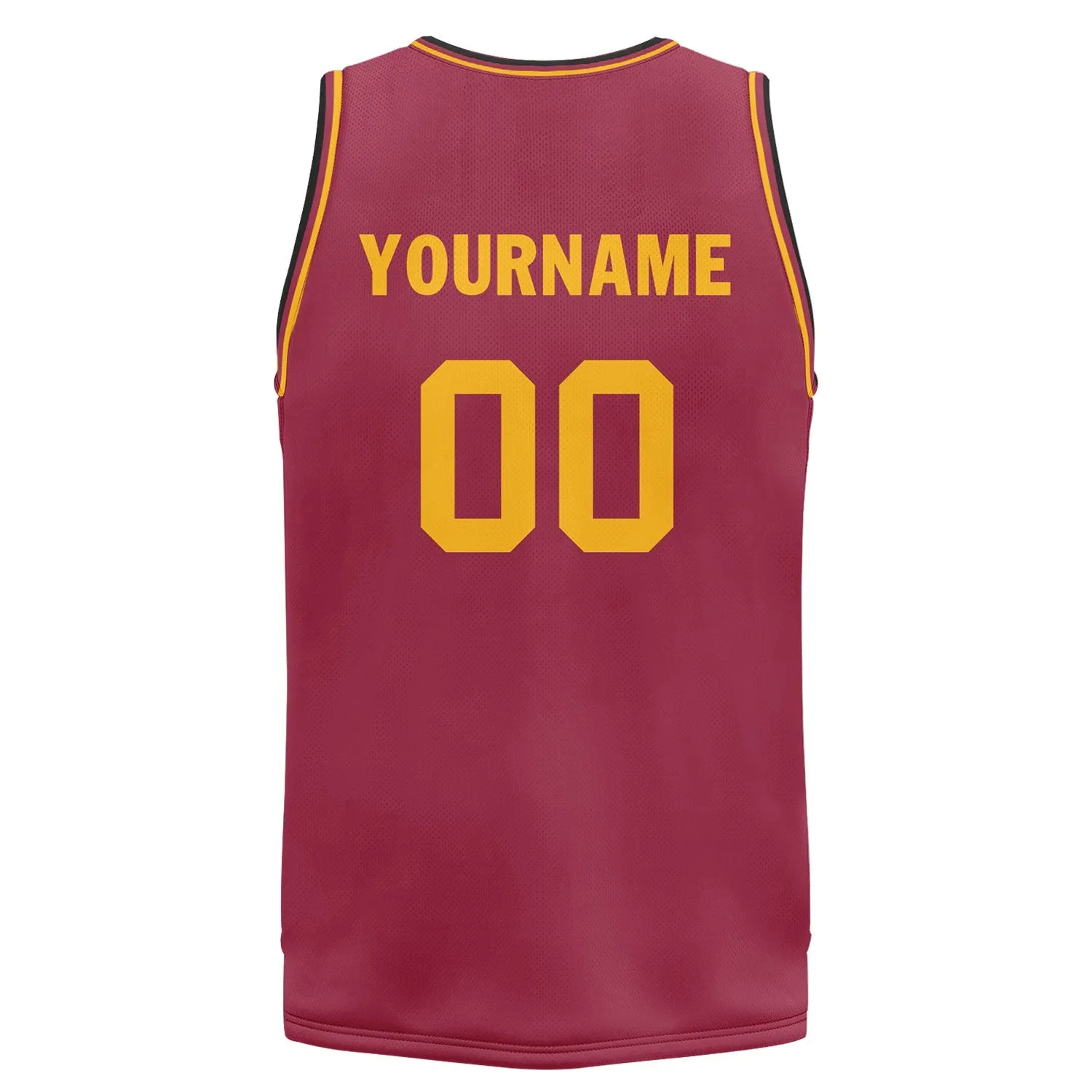Custom Red Classic Style Sports Uniform Basketball Jersey BBJ01-D020105-2