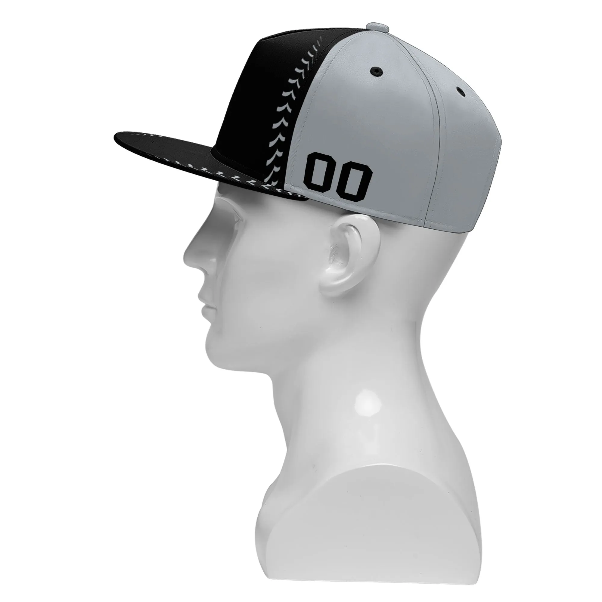 Custom Sport Design Hat Stitched Adjustable Snapback Personalized Baseball Cap PR067B-bd0b00d9-d