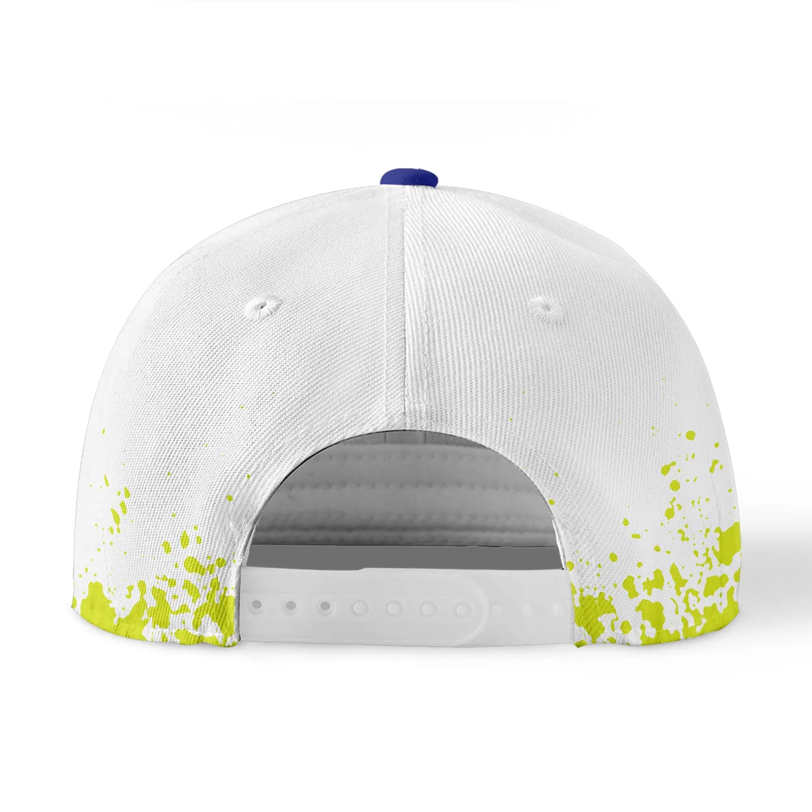 Custom White Green Hat Sport Design Cap Stitched Adjustable Personalized YW061-D020231-8