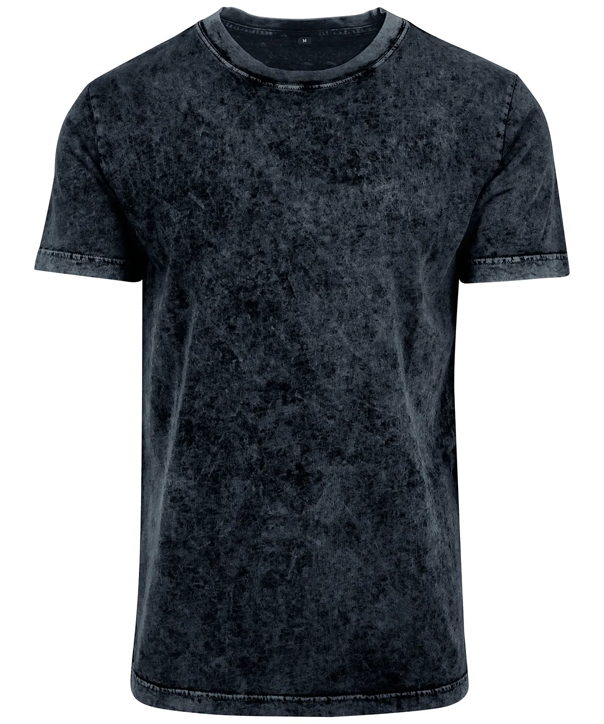 Dark Grey/White - Acid washed tee