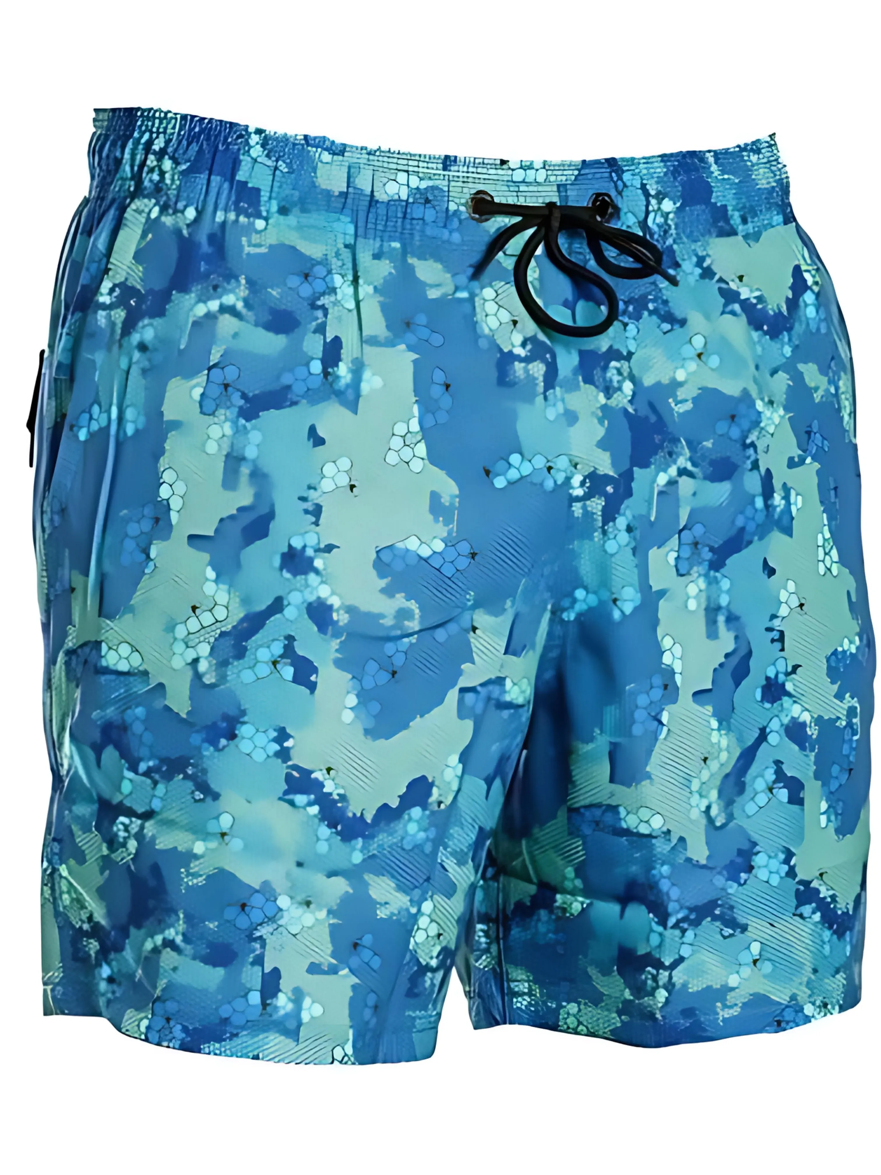 Deep Blue Swim Trunks