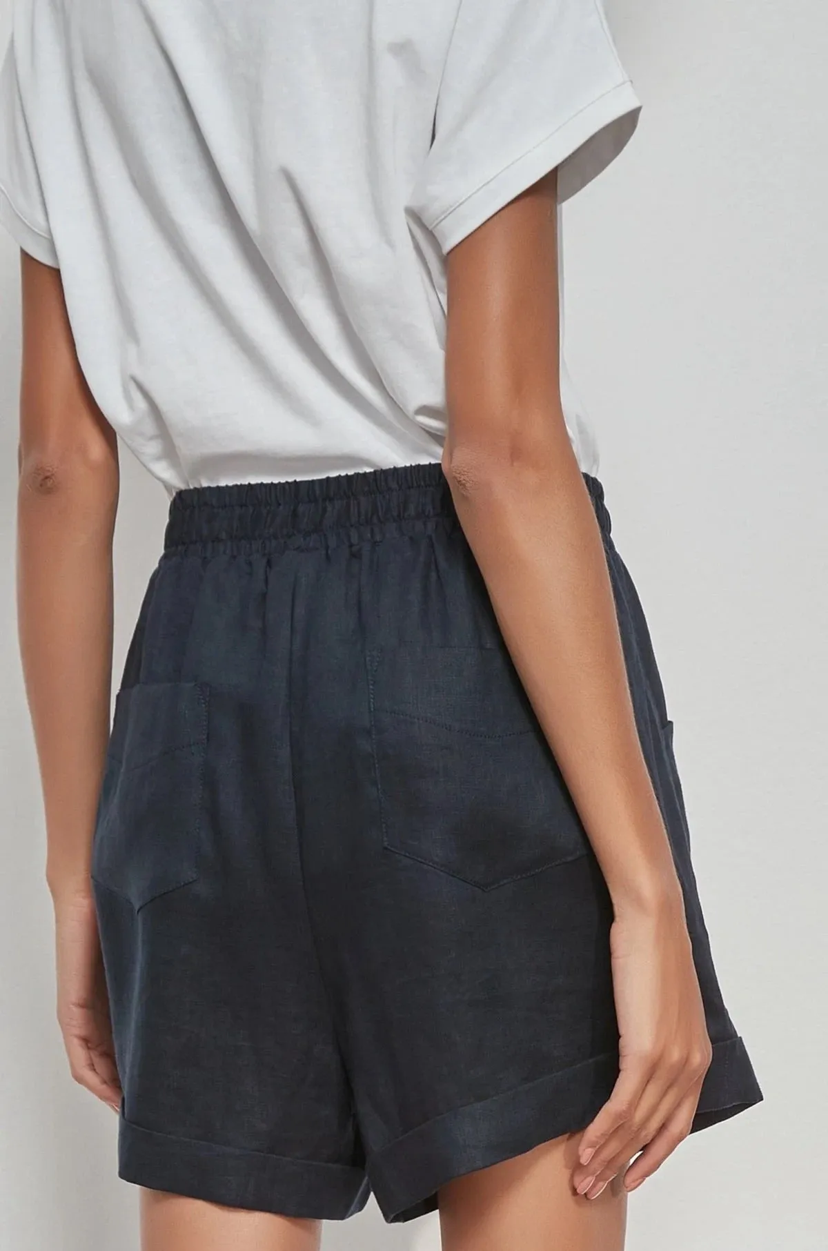 DEEP POCKET SHORTS - NAVY
