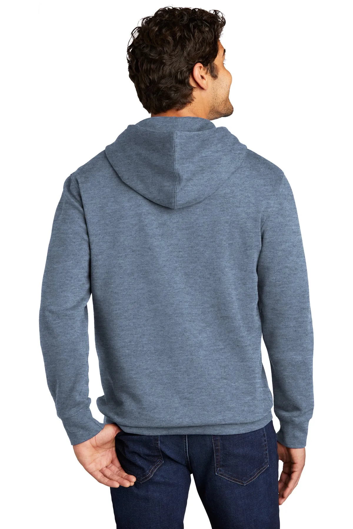 District DT6100 V.I.T. Fleece Hoodie - Flint Blue Heather