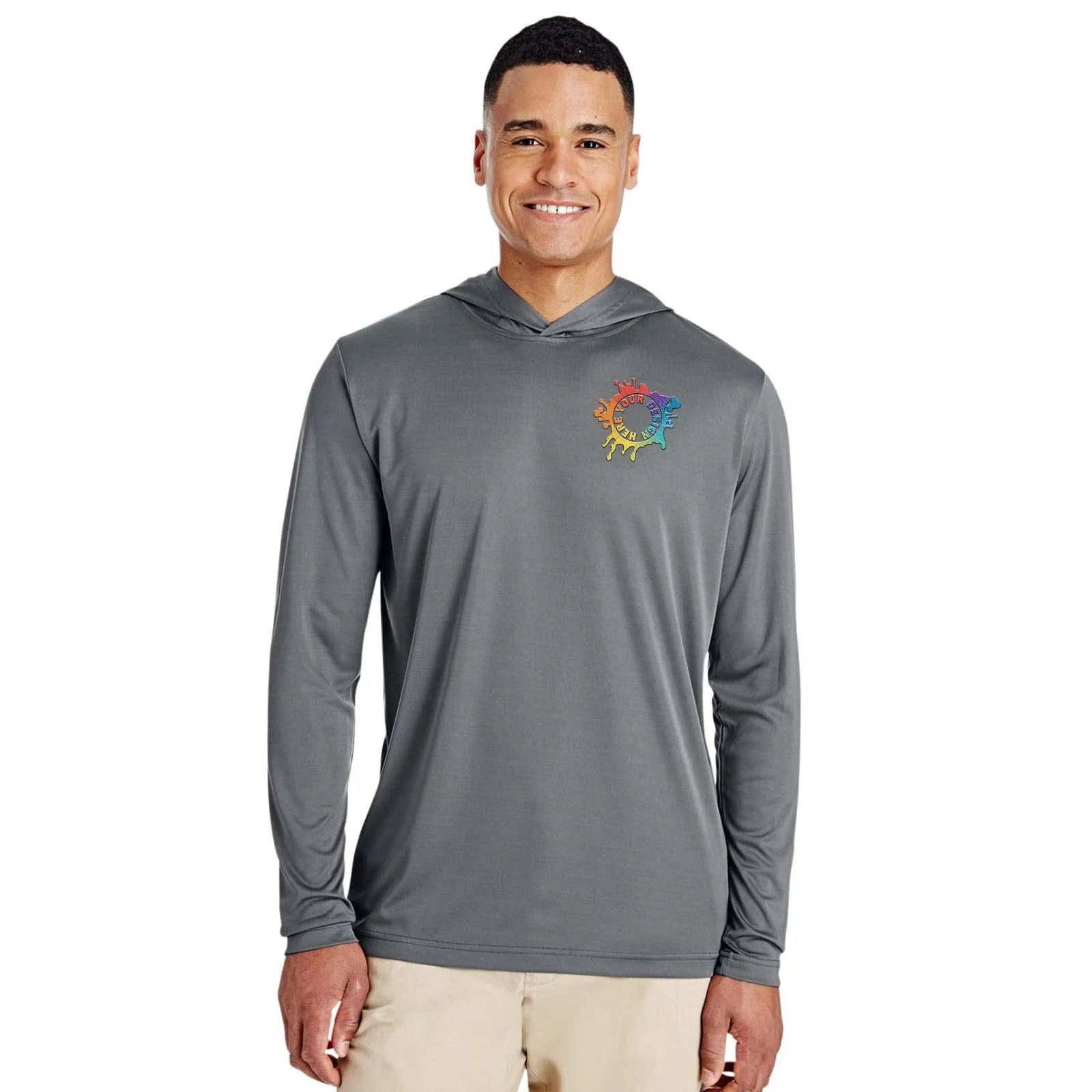 Embroidered Team 365 Men's Zone Performance Hoodie