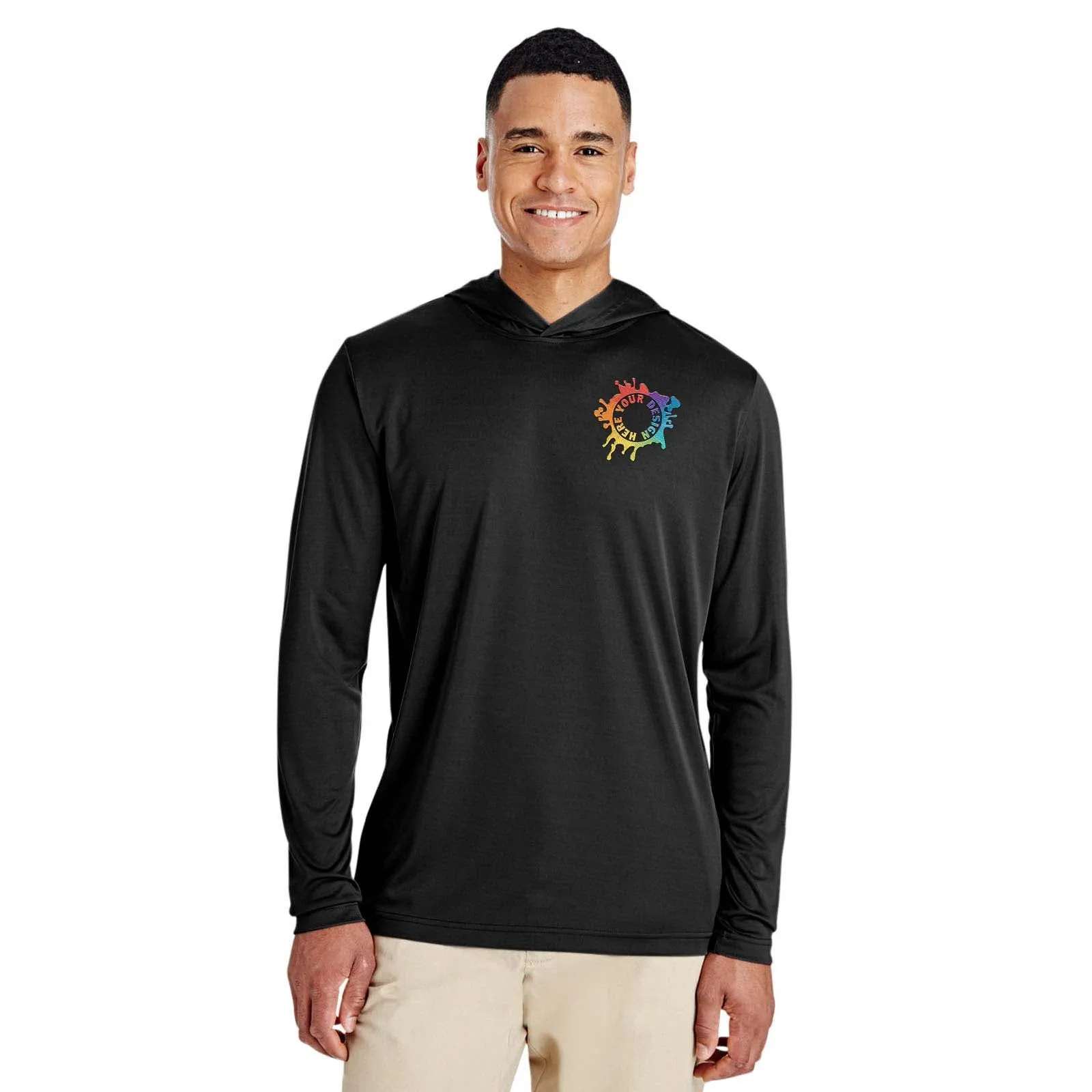 Embroidered Team 365 Men's Zone Performance Hoodie