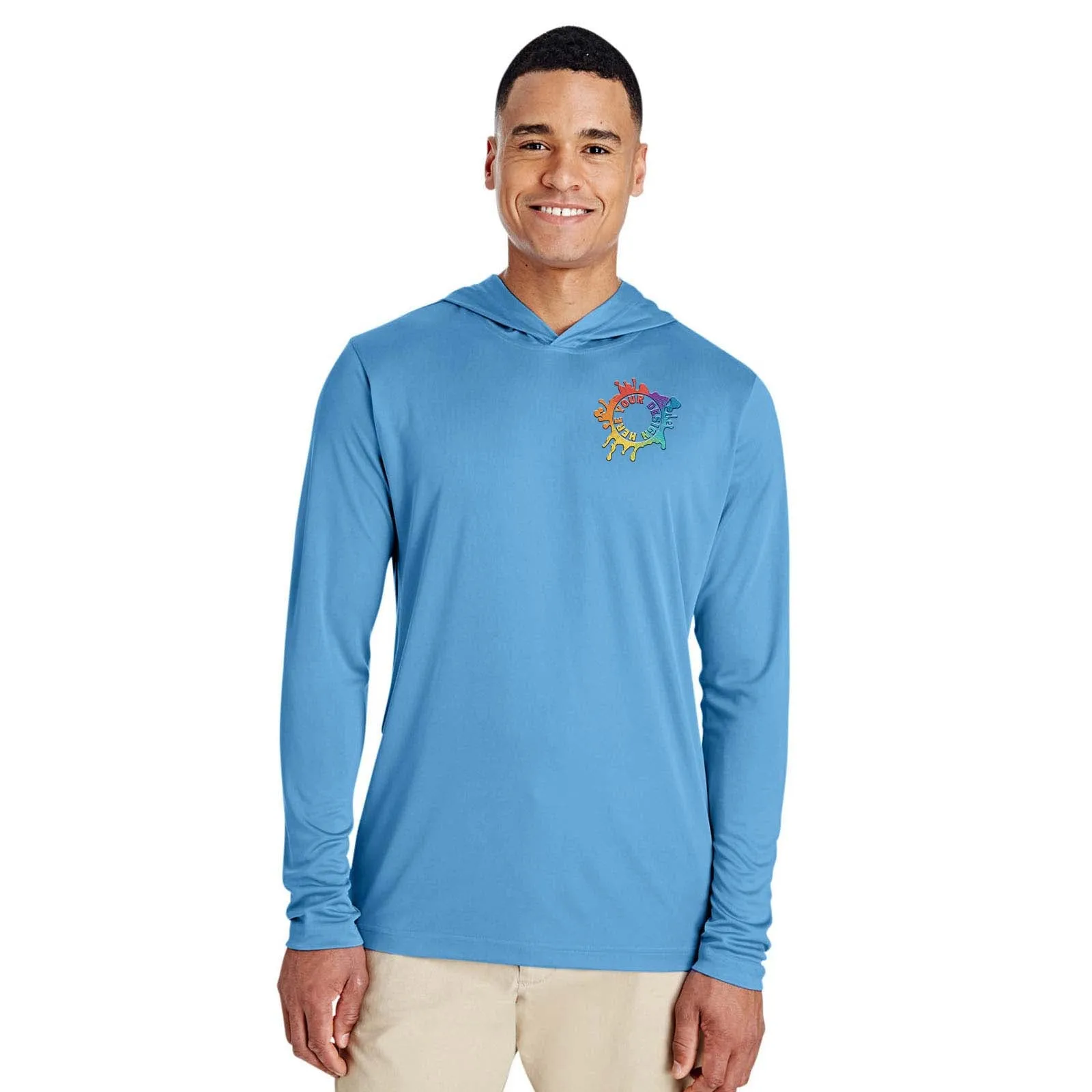 Embroidered Team 365 Men's Zone Performance Hoodie