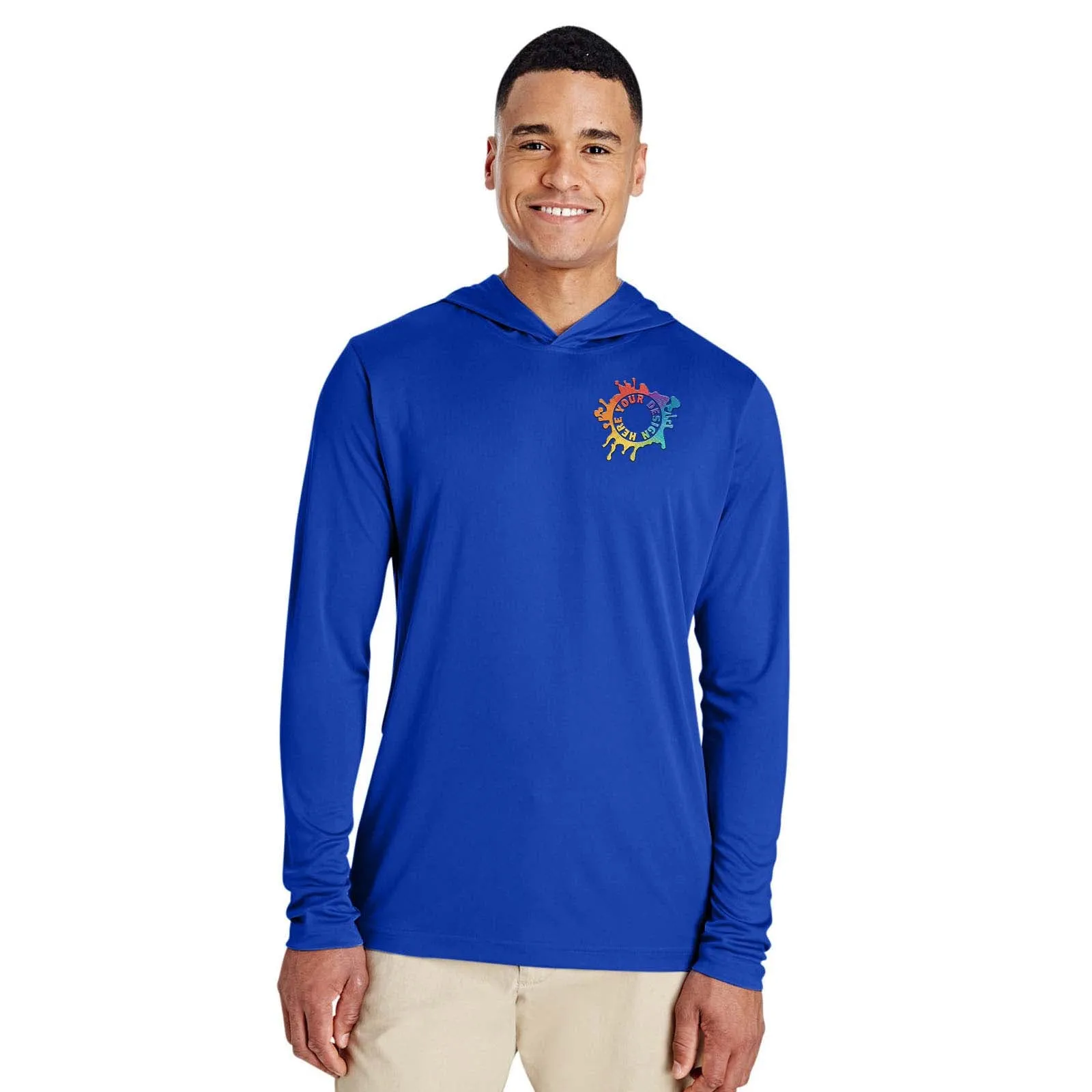 Embroidered Team 365 Men's Zone Performance Hoodie