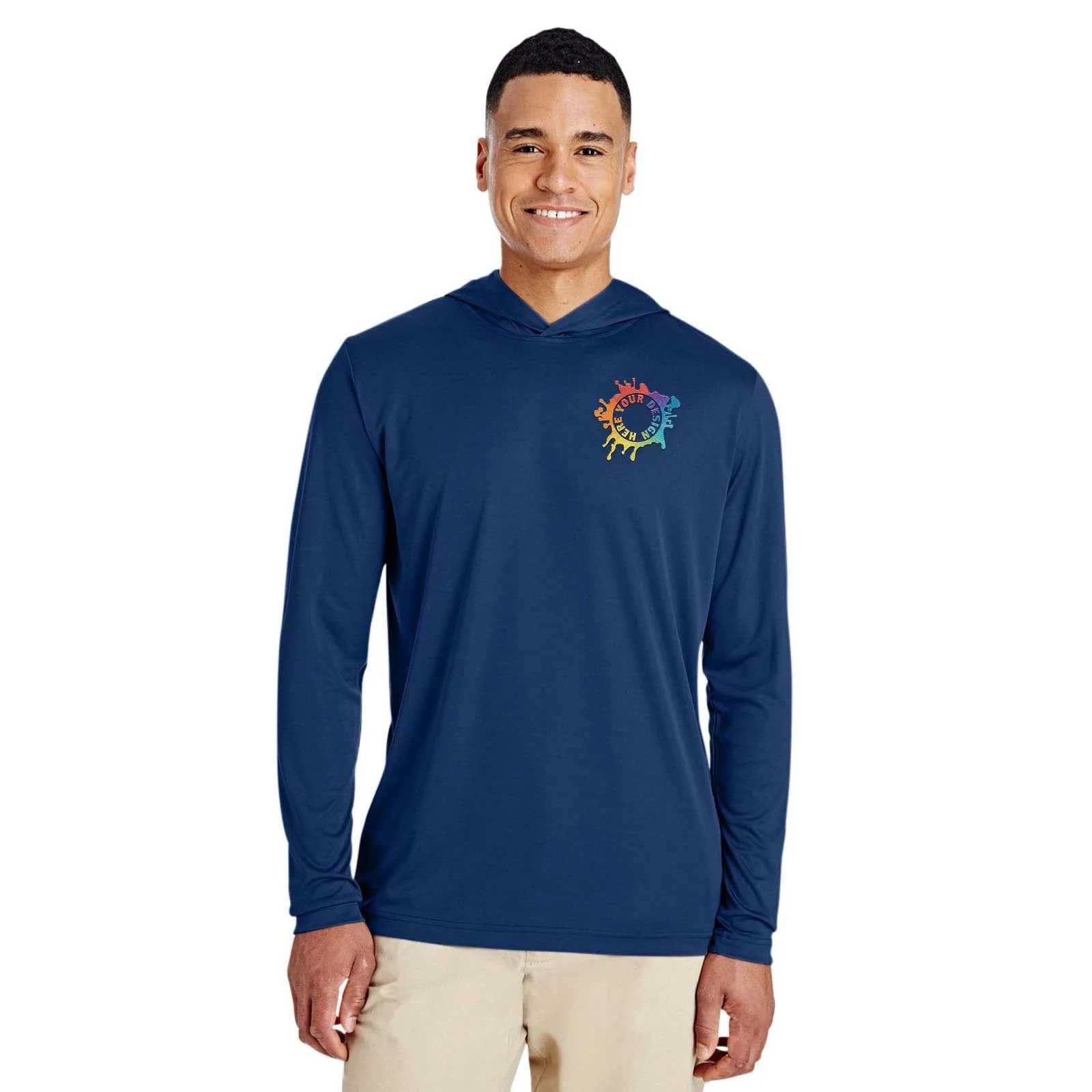 Embroidered Team 365 Men's Zone Performance Hoodie