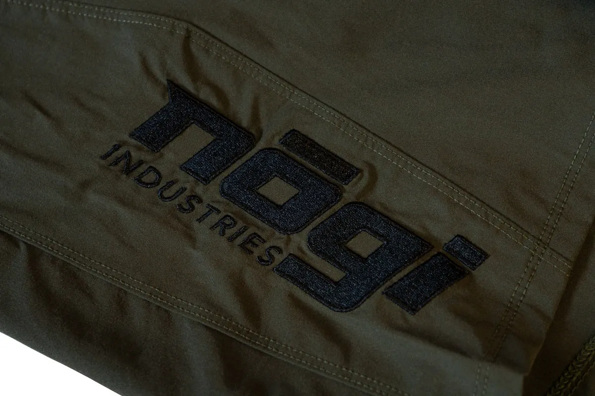 Ghost 7" Premium Lined Grappling Shorts - Fury Green by Nogi Industries