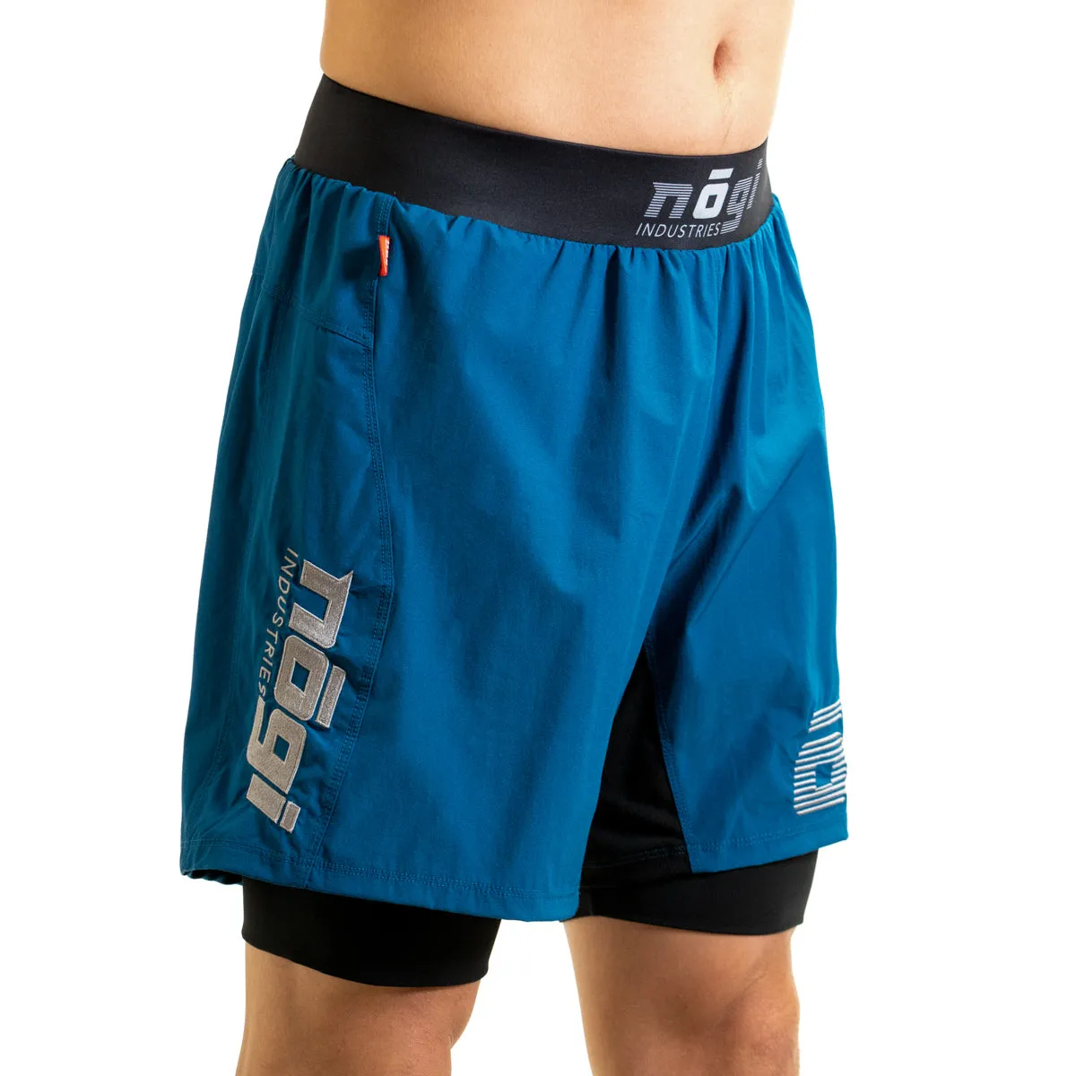 Ghost 7" Premium Lined Grappling Shorts - Ultramarine Blue by Nogi Industries