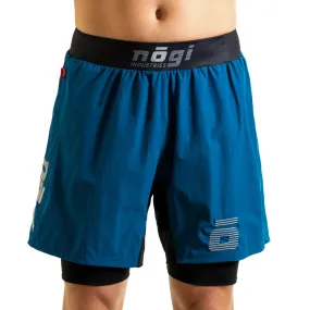 Ghost 7" Premium Lined Grappling Shorts - Ultramarine Blue by Nogi Industries