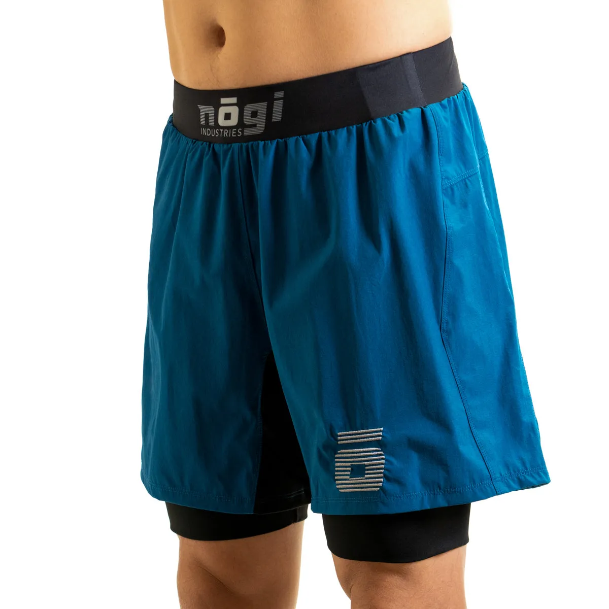 Ghost 7" Premium Lined Grappling Shorts - Ultramarine Blue by Nogi Industries