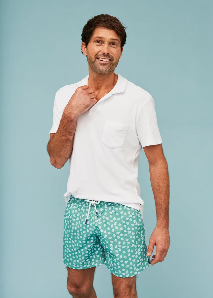 Green Puffer Fish Men's Swim Shorts
