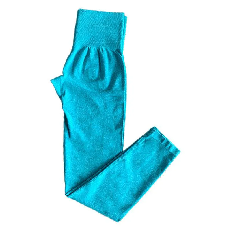 Gym sports wear high quality women seamless workout pants contour scrunch butt leggings