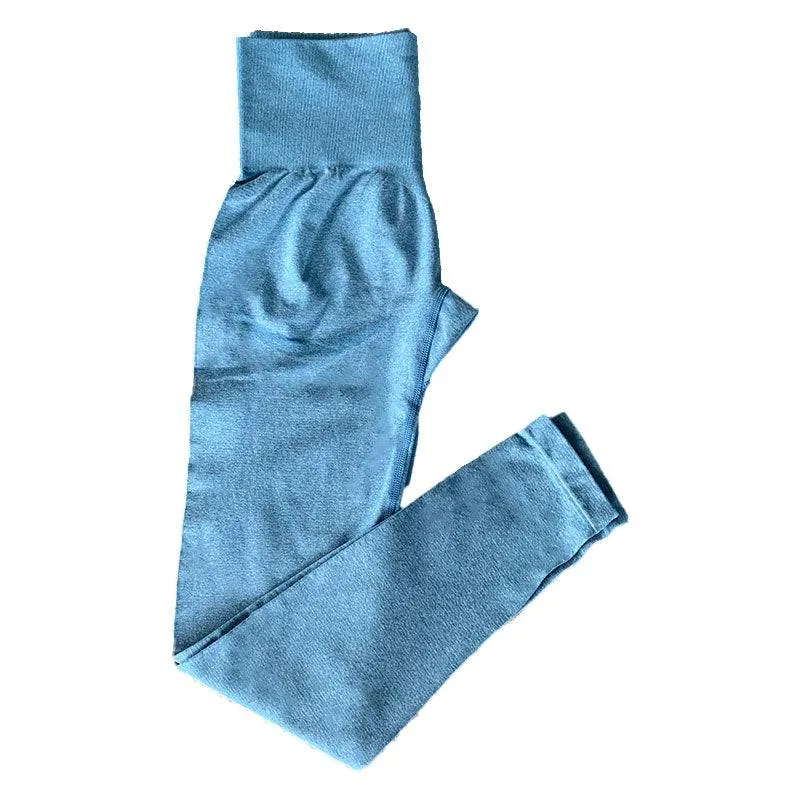 Gym sports wear high quality women seamless workout pants contour scrunch butt leggings