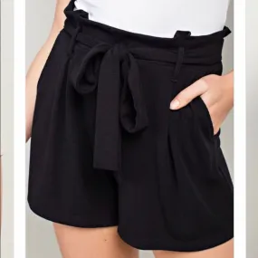 High Waist Shorts Black