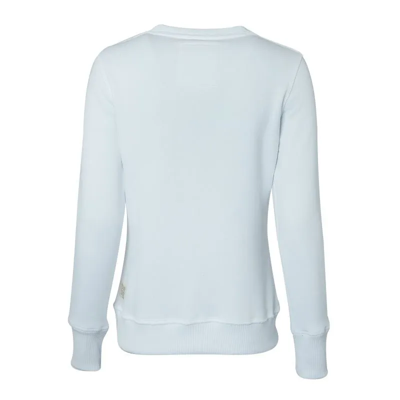 Holland Cooper Varsity Crew Neck Ladies Sweatshirt - White
