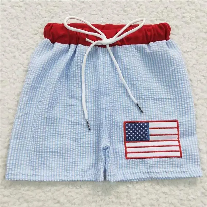 independence day kids swim trunks