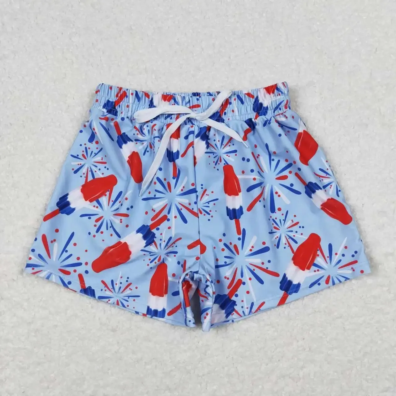 independence day kids swim trunks