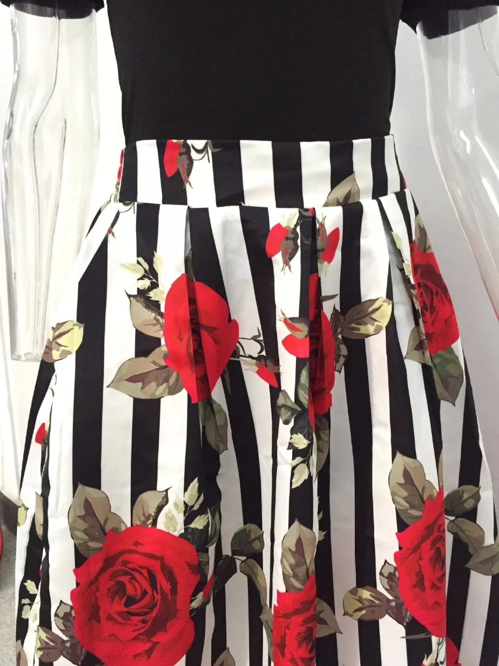 JRRY New Two Pieces Casual Women Maxi Dresses Short Sleeve Black Top Long Pattern Floral Dress Plus Size 6XL Vestidos