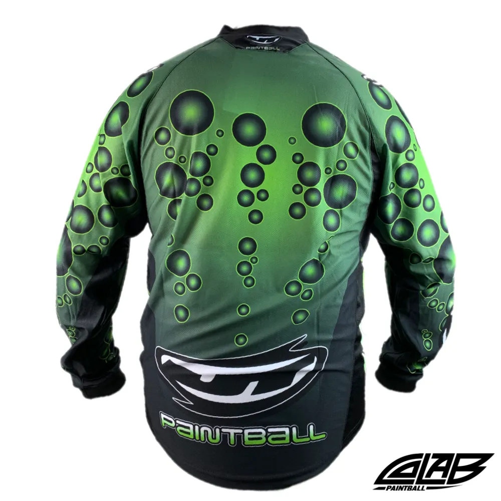 JT Paintball Bubble Jersey - Green - Medium