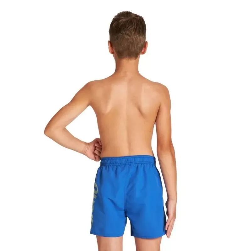 JUNIOR FUNDAMENTALS LOGO BOXER SWIM SHORTS