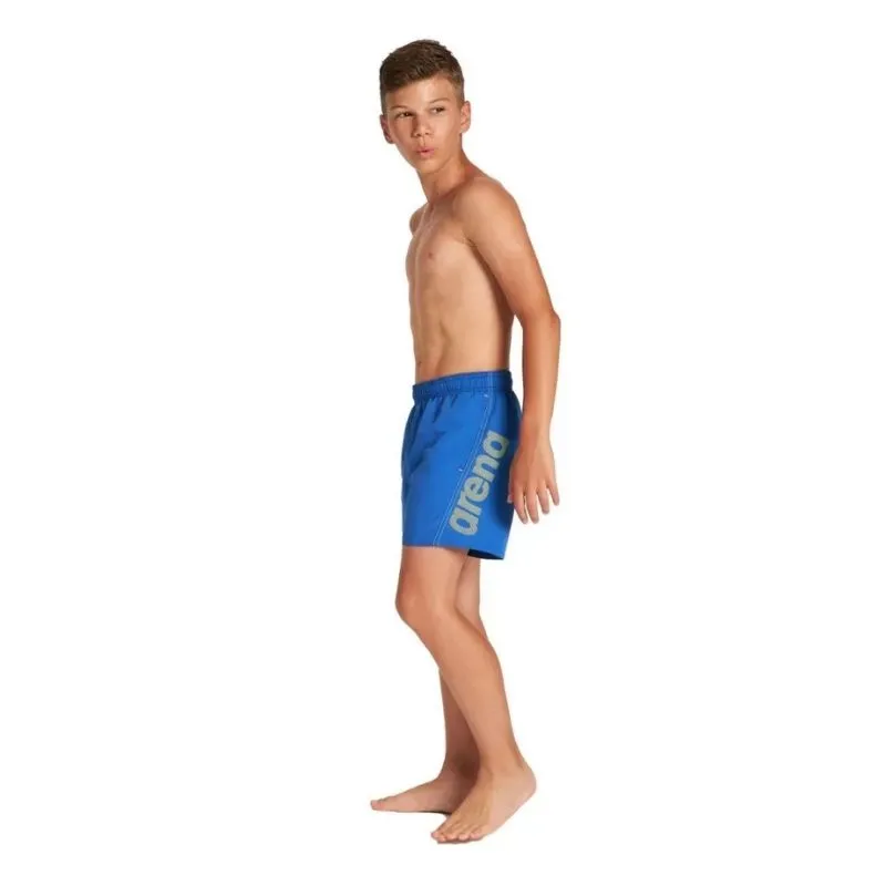 JUNIOR FUNDAMENTALS LOGO BOXER SWIM SHORTS