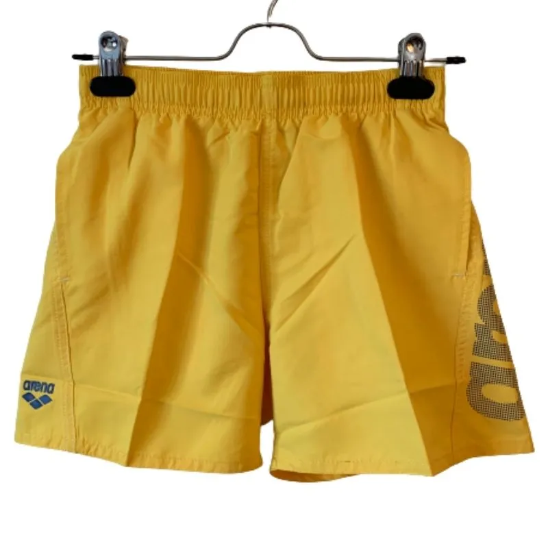 JUNIOR FUNDAMENTALS LOGO BOXER SWIM SHORTS