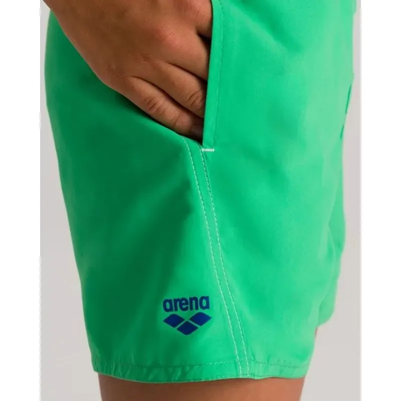JUNIOR FUNDAMENTALS LOGO BOXER SWIM SHORTS