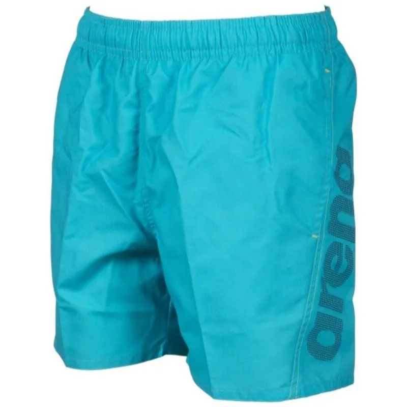 JUNIOR FUNDAMENTALS LOGO BOXER SWIM SHORTS