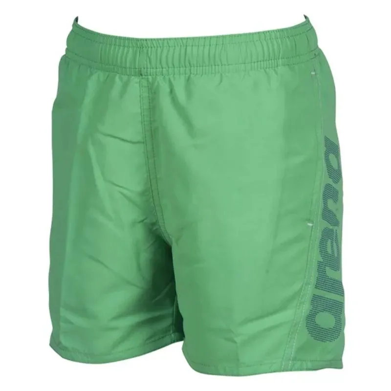 JUNIOR FUNDAMENTALS LOGO BOXER SWIM SHORTS