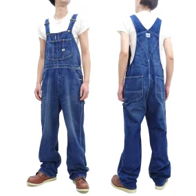 Lee Overalls Men's Casual Fashion Bib Overall High-Back LM7254 LM7254-2136 Mid-Wash Faded Blue