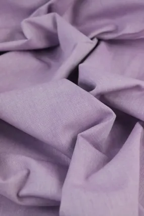 Lilac 100% Cotton Chambray
