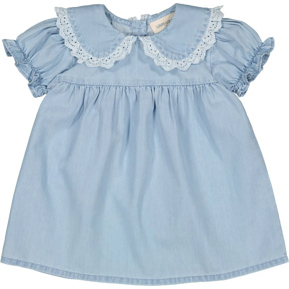Louis Louise Dress Twiggy Light Denim-Light Blue