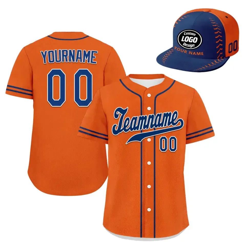 Luxury Gifts,Personalized Baseball Combo Offer, Custom Stylish and Breathable Jersey and Hat, Team and Fans Gift
