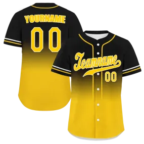 Luxury Gifts,Personalized Gradient Jersey, Custom Breathable Baseball Jersey, Fan's Gift