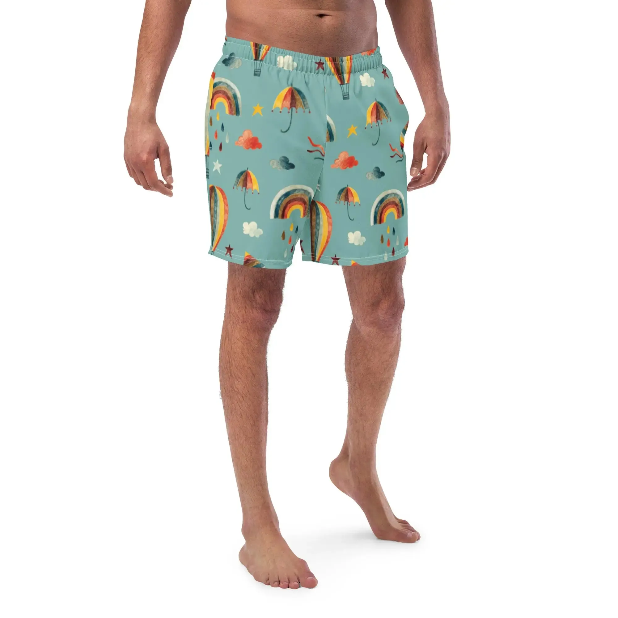 Men Swimming Shorts Design | Swim in the Sky Swimsuit